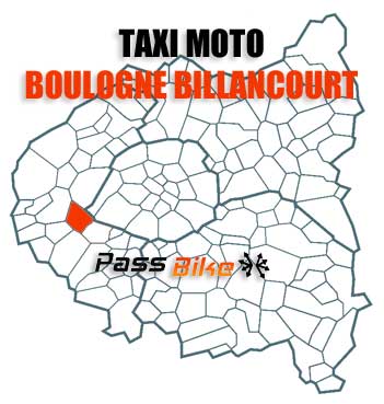 Boulogne Billancourt tarif et réservation Taxi moto