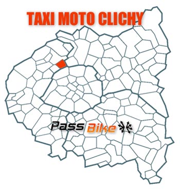 Clichy tarif et réservation Taxi moto