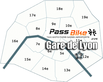 TAXI MOTO GARE DE LYON PARIS | PASSBIKE